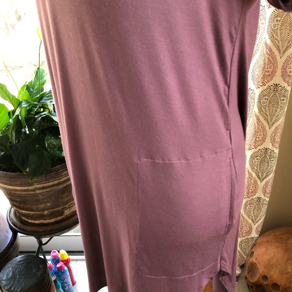 Mauve Tunic top WITH POCKETS!! - Picture 3 of 3